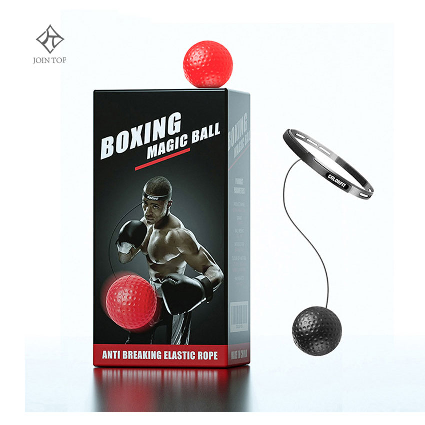 T-King indoor gym fitness elastic speed punching training headband boxing reflex ball