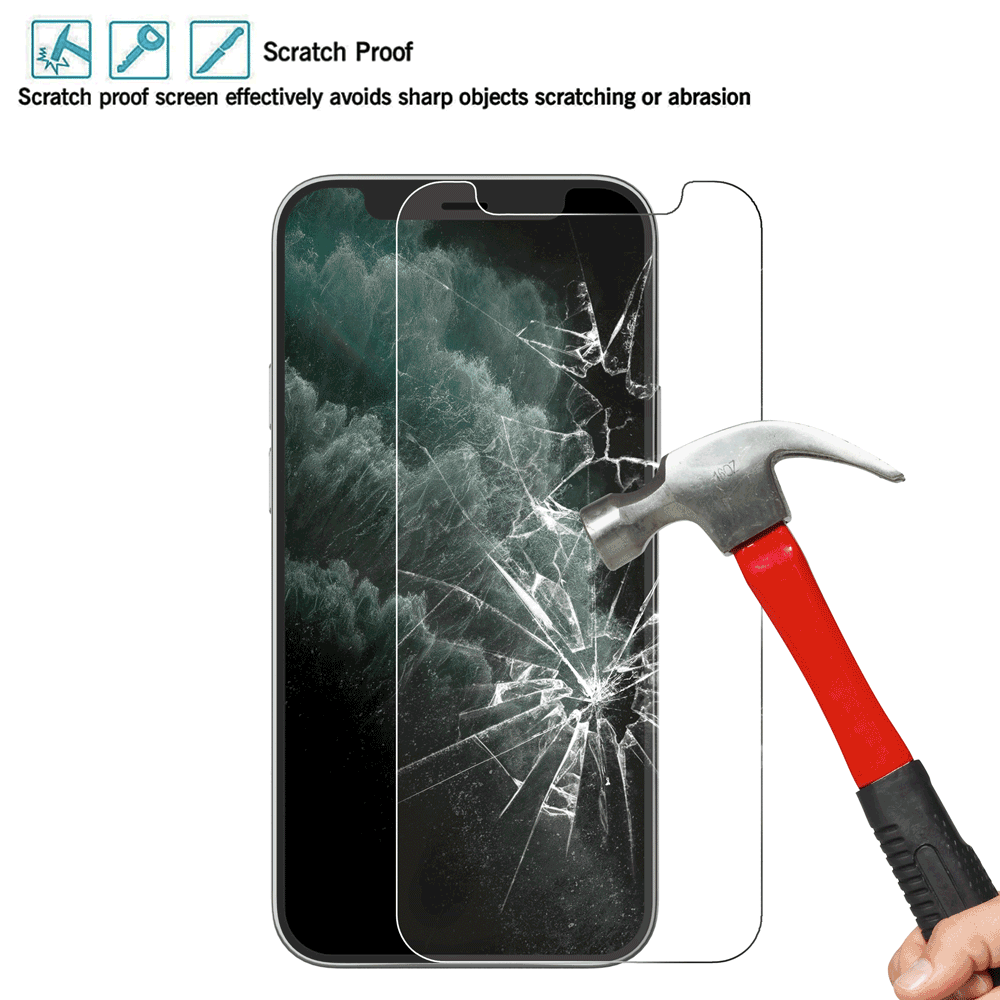 Прямая поставка, 3 упаковки, закаленное стекло для iphone 12 13 14pro max 2.5D 9H, прозрачное закаленное стекло для iphone 11 X XR XS