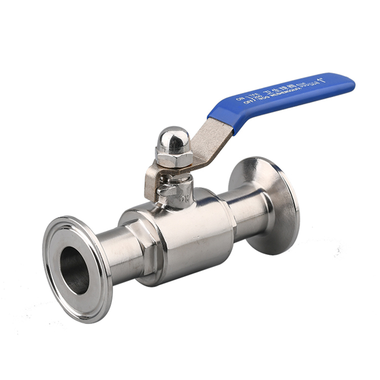 Good Quality 1 inch SUS304 Standard Direct Way Sanitary Stainless Steel Quick Install Sanitary Ball Valve