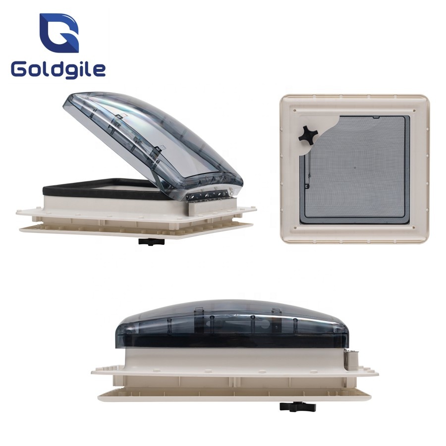 2022 г., Goldgile RV, новый дизайн, фургон, skylight 400 мм x 400 мм с кристаллами Dachfenster