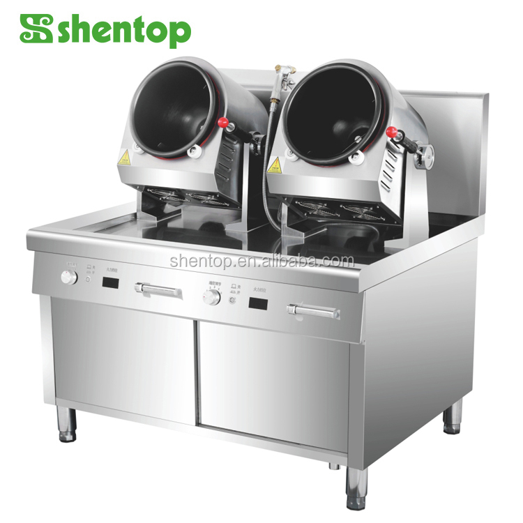 Shentop барабанная автоматическая машина для приготовления Жареного Риса, кухонное оборудование для китайского ресторана, китайская кухня