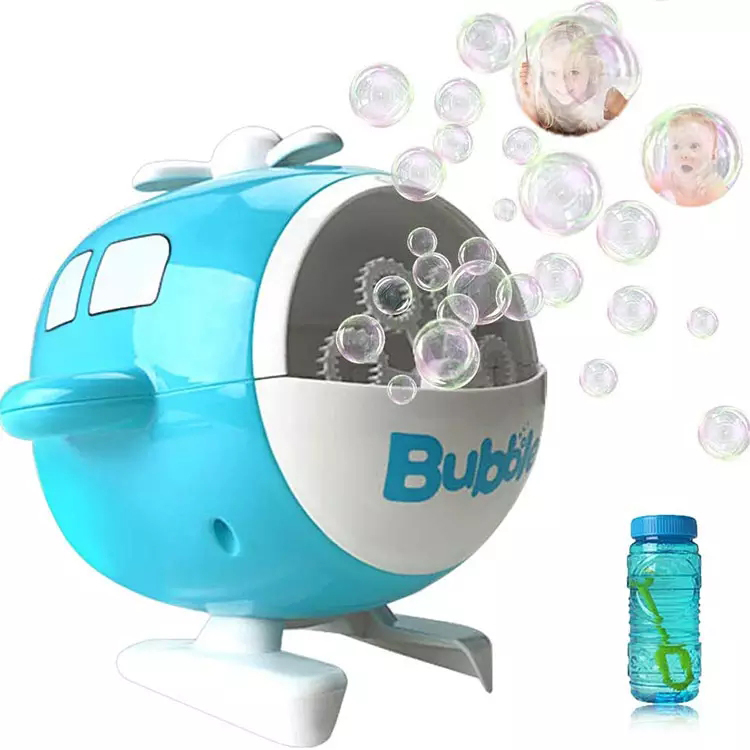 Helicopter Bubble Machine Make Bubbles With One Click Easy To Operate And Easy To Carry For Children