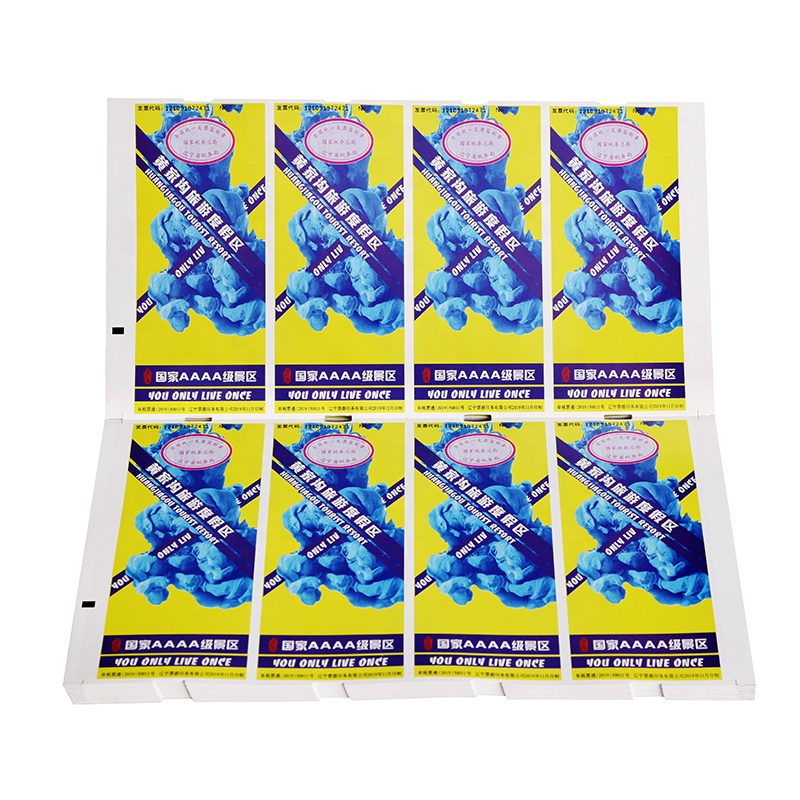 High Quality Paper Admission Ticket Rolls Custom Scratch off Control Access Tickets