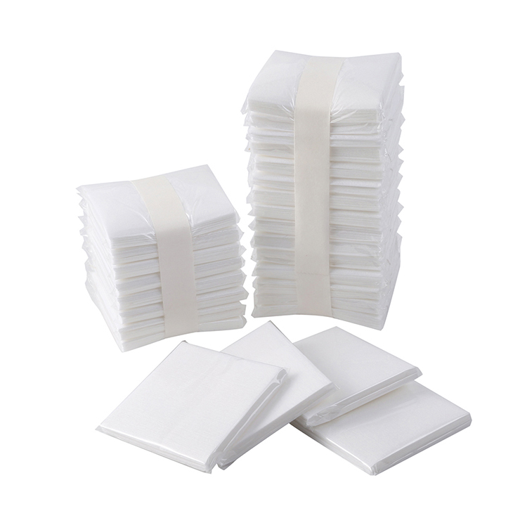 3 x 9 inch disposable non-woven depilatory clear cloth bleahed wax strips for baby