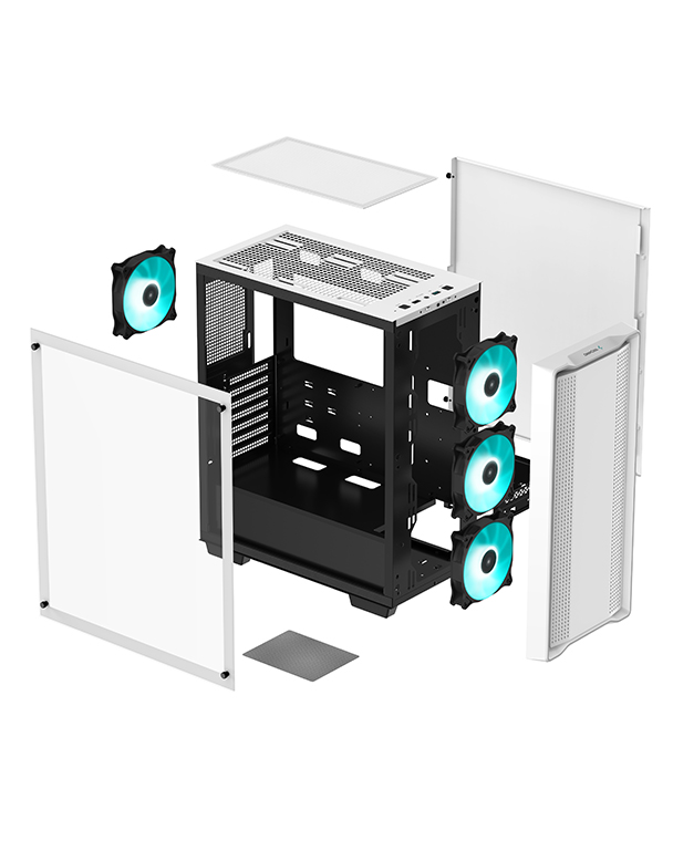 Горячая Распродажа Deepcool CC560 белый корпус средней башни ПК игровой корпус средней башни корпус для ПК atx