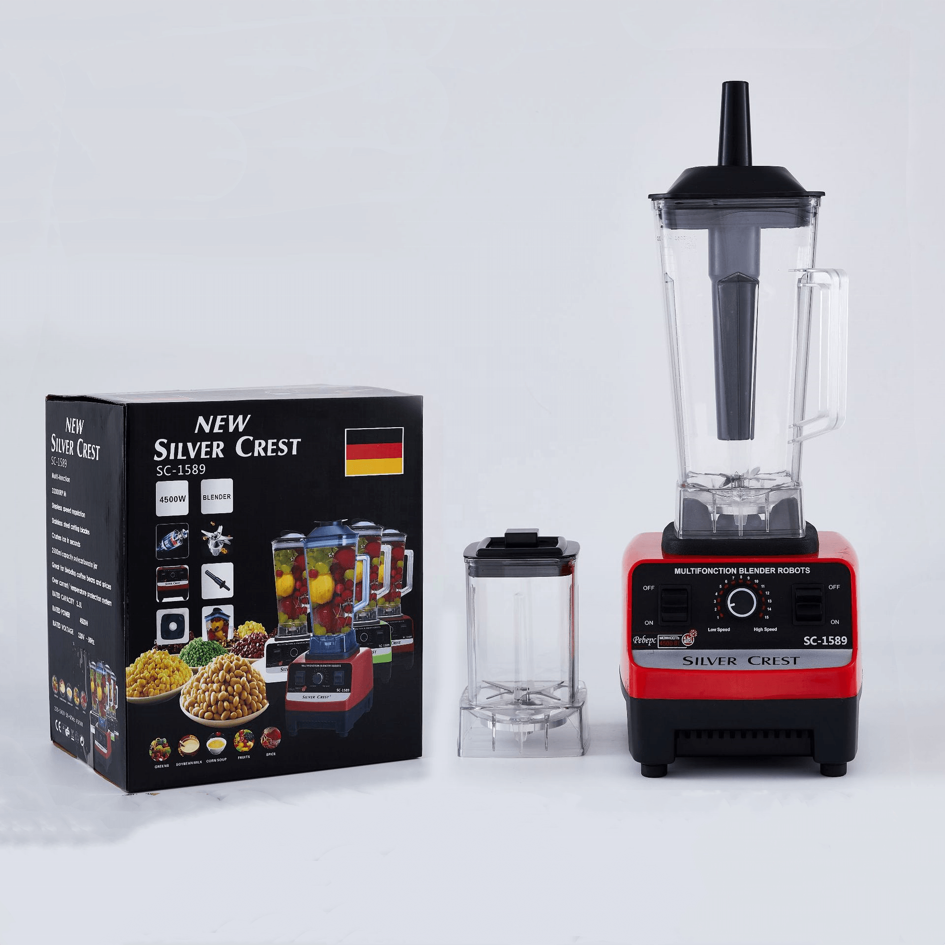 SILVER CREST Double-jar Blender 2 Cups Blender soybean milk machine smoothie blender label customization
