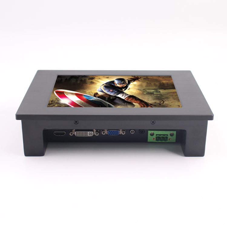 8 ''10'' 12 ''15'' емкостный сенсорный дисплей, передний IP65 Встроенный промышленный монитор VGA