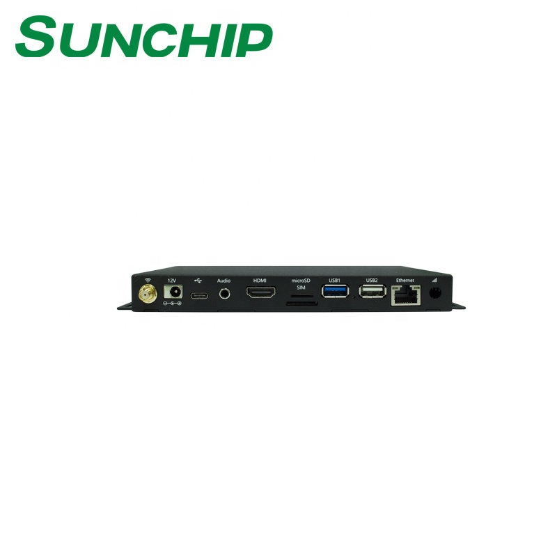 HD рекламная цифровая вывеска Rockchip android board 4k player box
