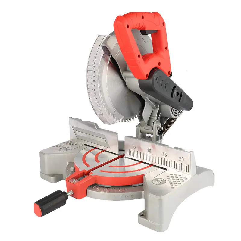 1800W 10 Inches Blade Aluminum Miter Saw Machine High Precision Degree Angle Wood and Aluminum Cutting Machine Multi-Function