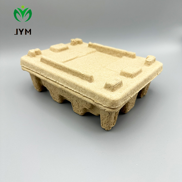 Custom Eco-Friendly Dry Pressed Recycled Paperboard Tray Insert Chemi Pulping Type Protective Packaging for Consumer Electronics