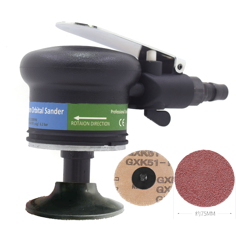 Micro Palm 3 inch Pad for Roloc Sanding Disc Air Grinder changeable Rubber Pad High Speed Pneumatic Metal Polishing Tool Sander