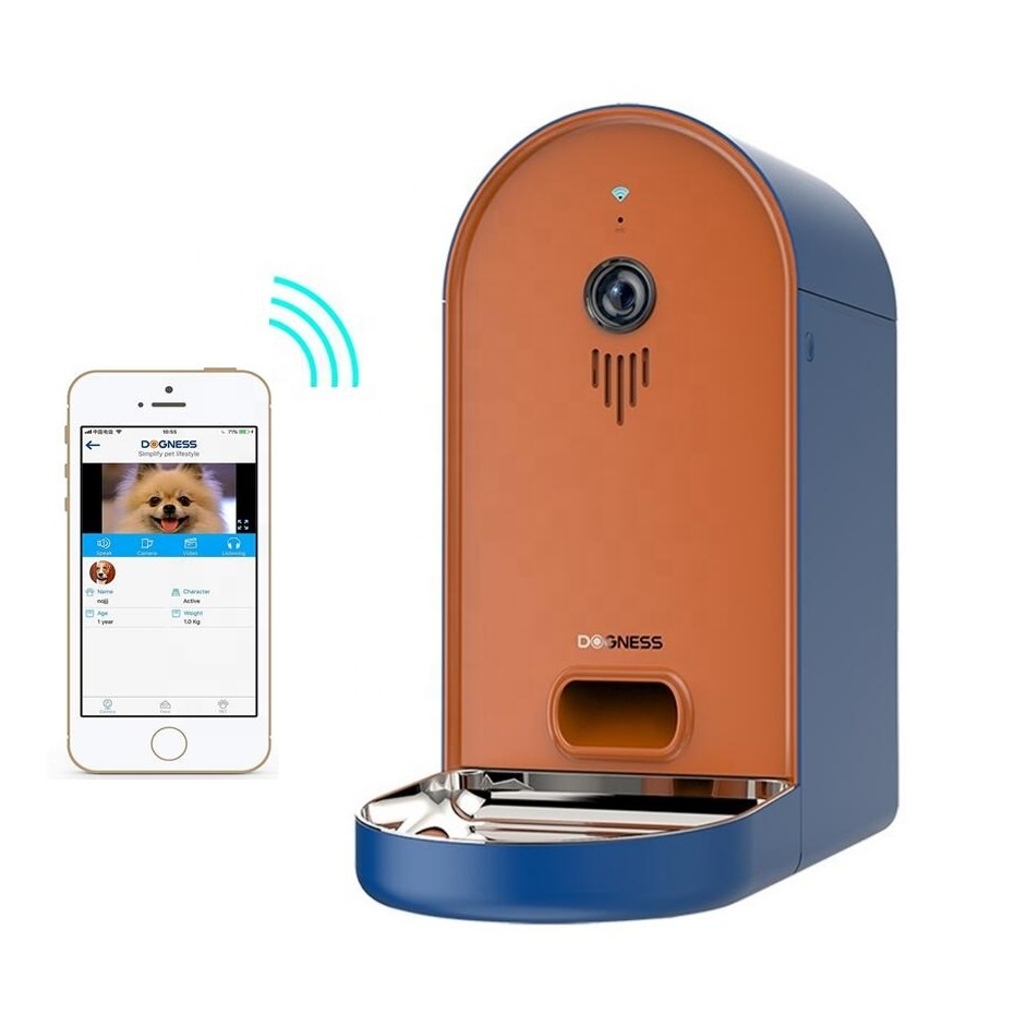 Dogness кормушка для домашних животных Автоматическая Wifi камера приложение HD Голосовая кормушка для собак умная кормушка для животных для домашних животных кошки кролика