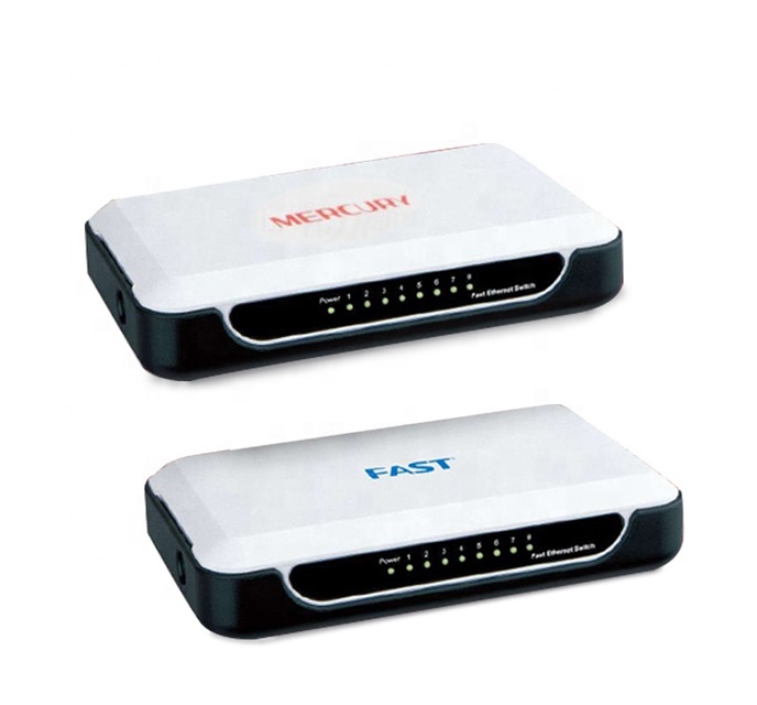 10/100 Мбит/с б/у 8 сетевой порт задний переключатель оптическая Ethernet-коммутатор с функцией POE