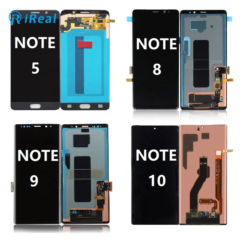 100% протестированный Оригинальный ЖК-дисплей для Samsung Galaxy Note 1 2 3 4 5 7 8 9 10, сенсорный экран, дигитайзер, сменная панель