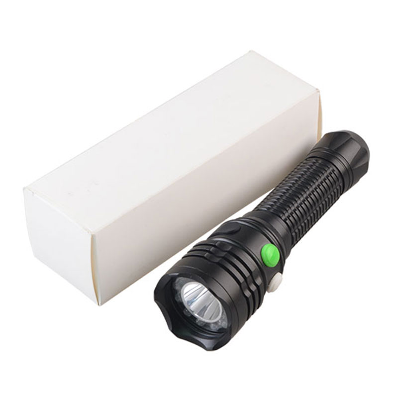 white\Green\Red three color customized led torch flashlight magnetic Train light flash signal light flashlight