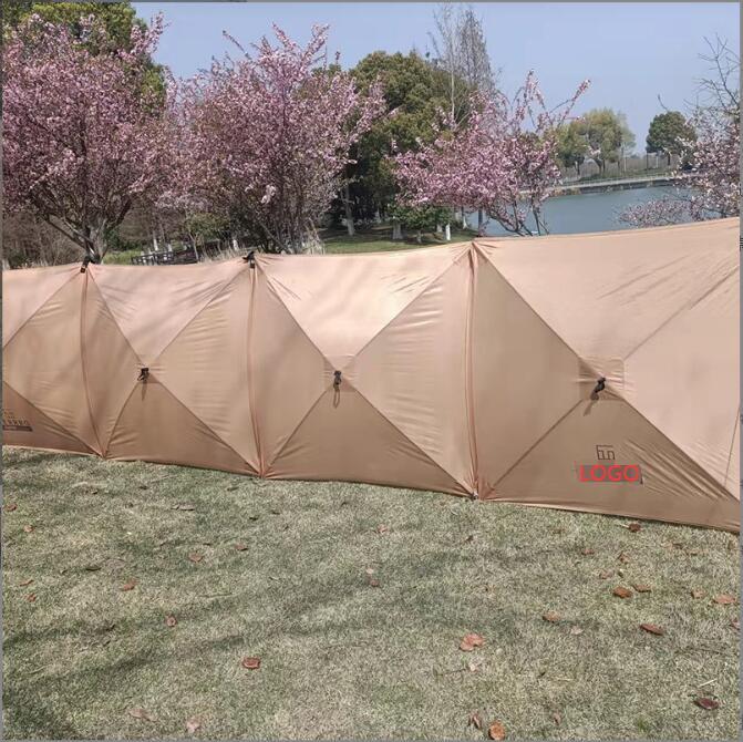 High Quality Automatic Windproof Camping Canopy Wind Screen for Picnic Outdoor Wind Breaker Camping Tarp Equipment Tents