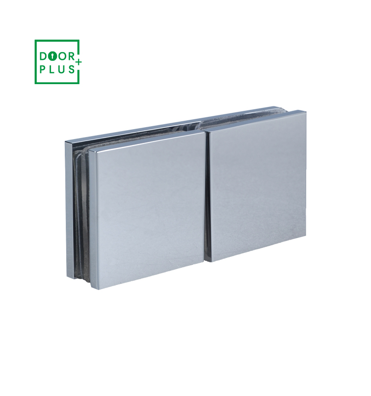 Doorplus Market 45*45mm польский хромовый Твердый латунный квадратный стеклянный кронштейн офисный экран разделительный стеклянный зажим держатель
