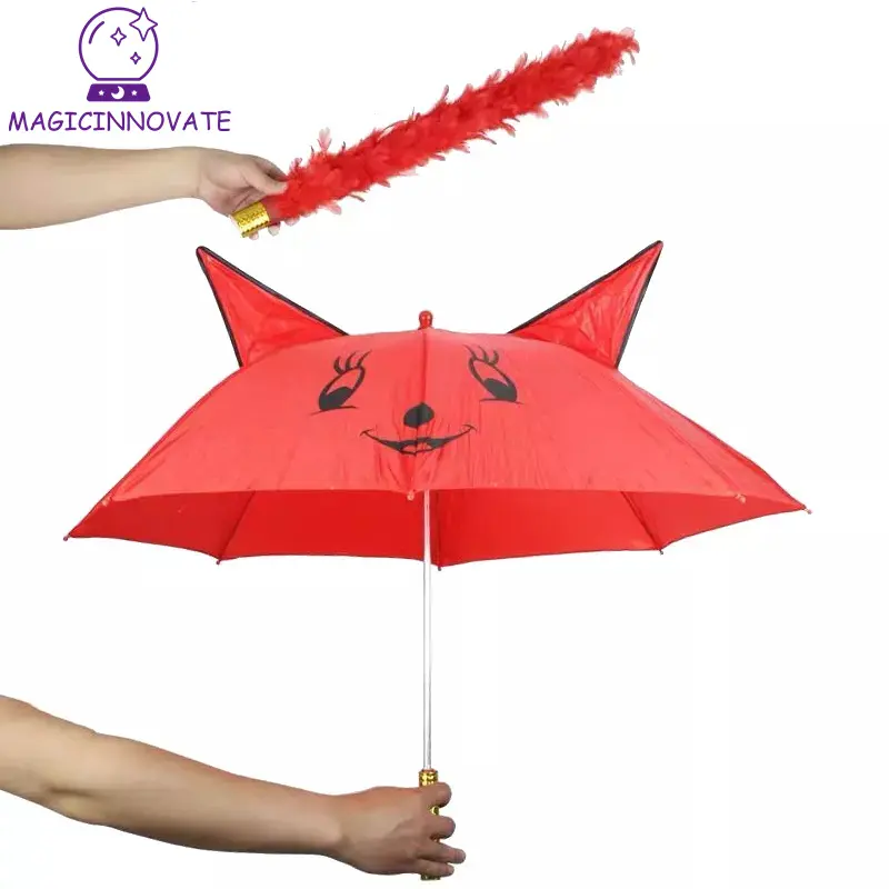Magic Props Duster Flower Change irregularly Umbrella Flower Flag Discolor Magic Tricks Unexpected Stage Magic