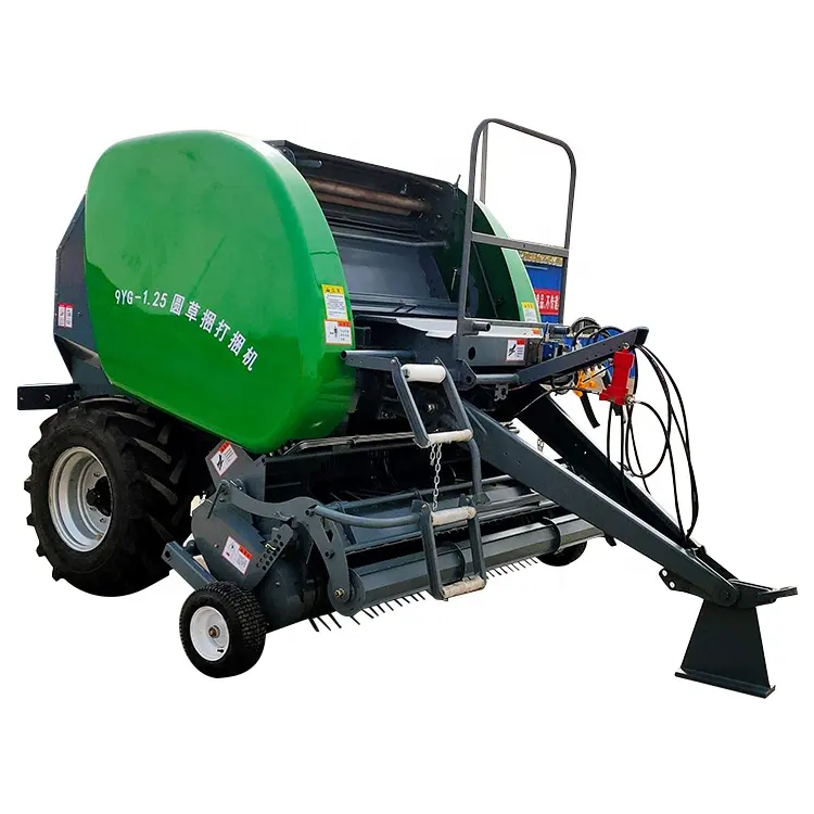 High Quality Small Scale Straw Silage Round Hay Baler Crop Baling Machine