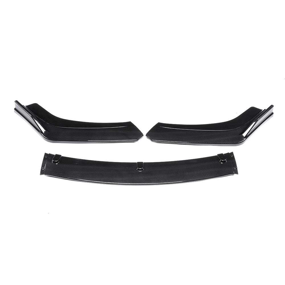 DSE Brand Manufacture New Style Front Lips, Carbon Fiber Color PP Front Bumper Lips Splitter For Honda Civic Front Lip 2016-2020