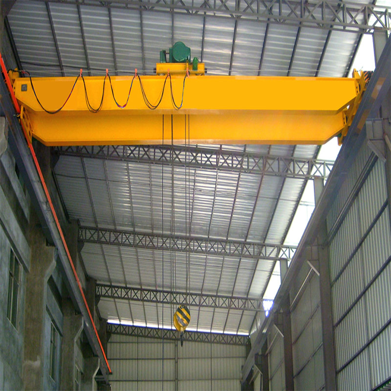 Remote Electric Power Hoist Lh Type Double Girder Beam Overhead Bridge Crane With Hook