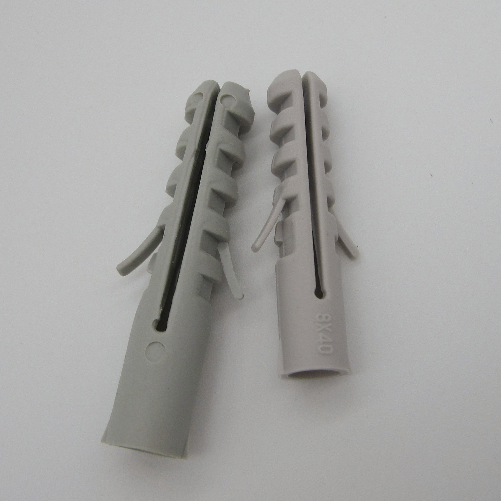 Plastic Nylon expand pipe concrete wall anchor wall plug expansion tube pipe