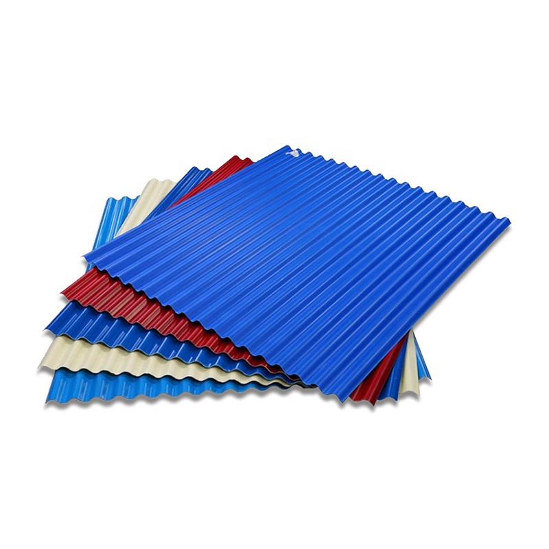 Low cost Steel Roofing Color Coated Corrugated corrugated Roof Tile prices