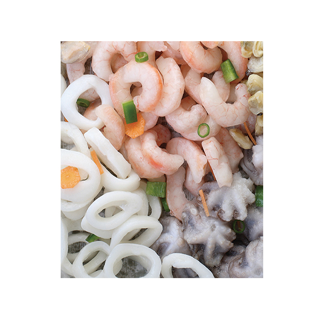 Замороженные морепродукты IQF, смесь с креветками-кальмарами surimi
