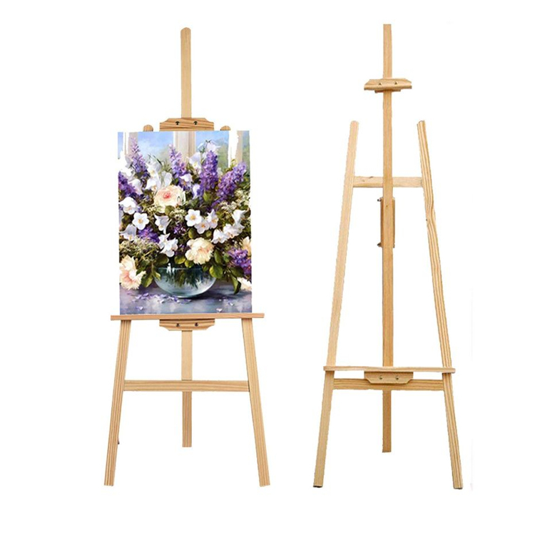 59 дюймов studio рамка складной pine artist art craft регулируемый деревянный мольберт
