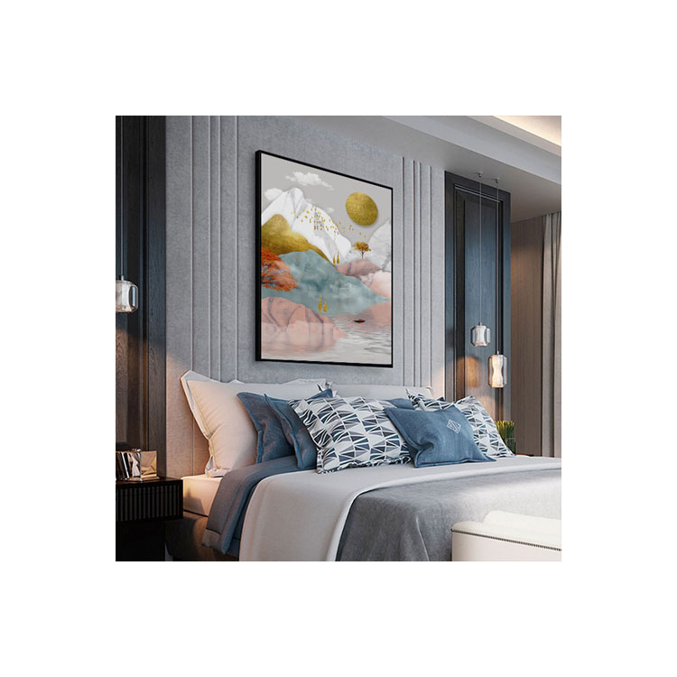 Modern Wall Decor Crystal Painting Beautiful Sunset Landscape Paintings