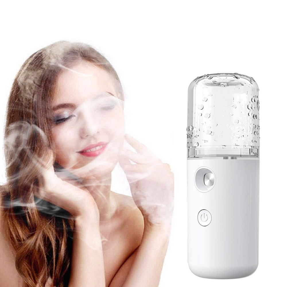 Portable Facial Mist Spray With 7 Color Spray Facial Machine Water Facial Spray