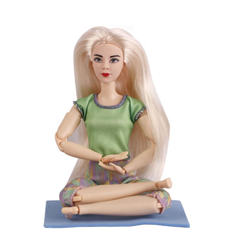 Made to Move Exercise 21joints made to move joint sports bobblehead yoga dolls 11.5 inch washable for girls