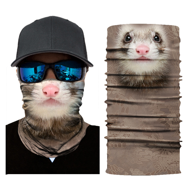 Breathable Face Cover Reusable Bandana Balaclava Mash Headwear for Fishing Hiking Running