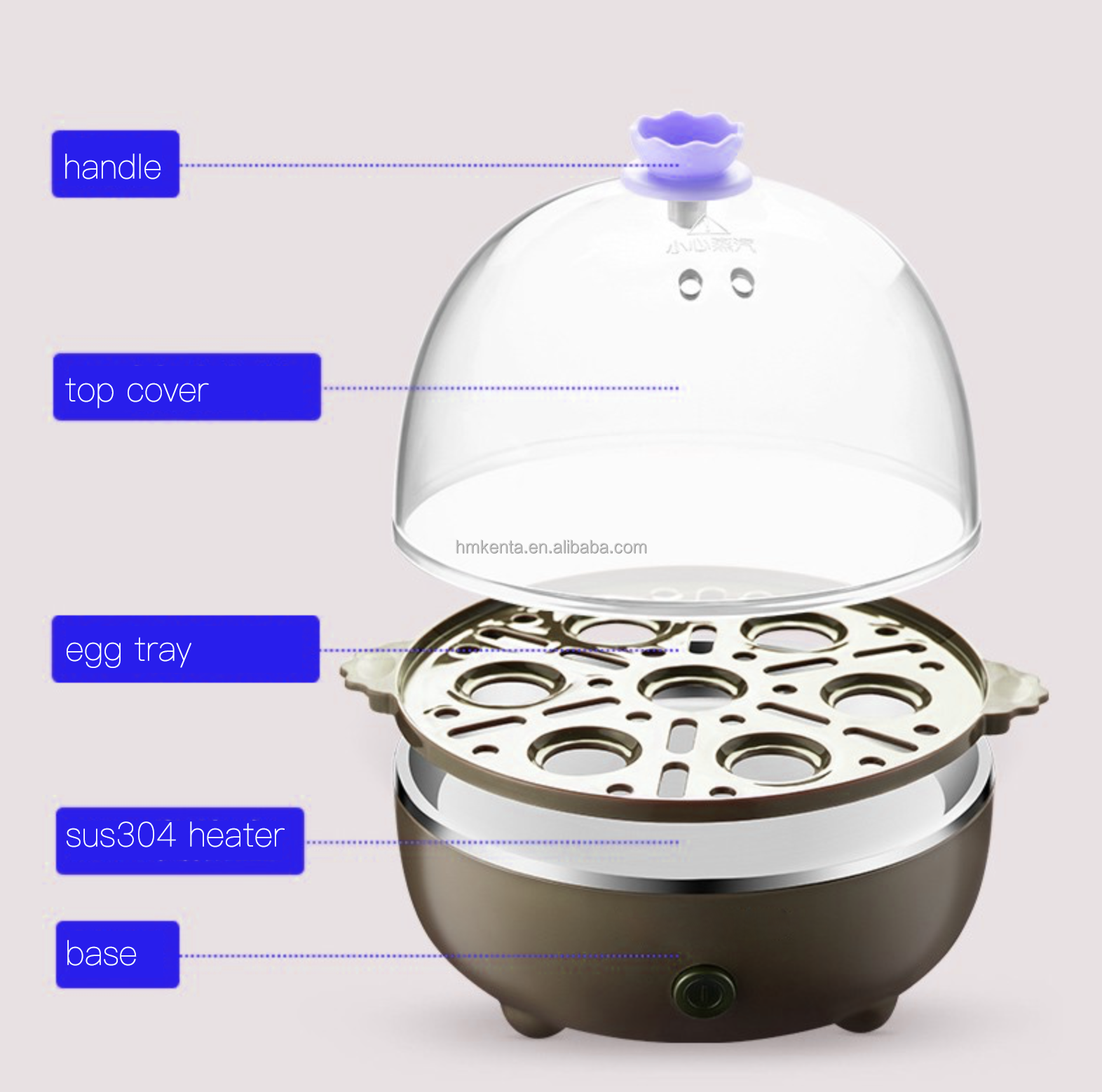 2021 High Quality protable electric Food Grade Material Electric Steam Egg Boiler