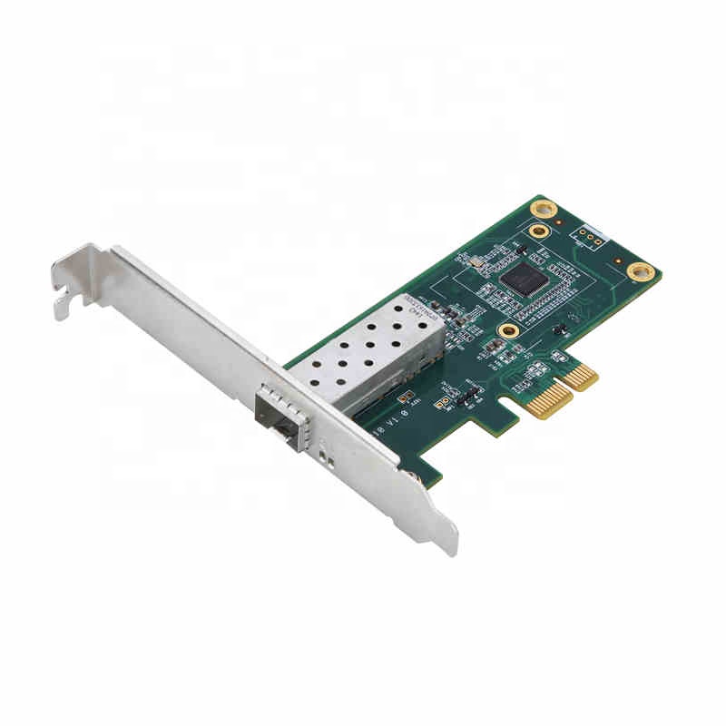 Чипсет I210 PCIe Gigabit 1000M, один SFP волоконная сетевая lan-карта, 1 порт, sfp-адаптер pci-e