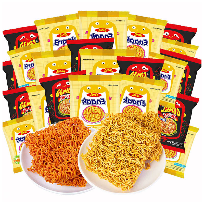 Wholesale Asian Snacks Children's Snacks BBQ chicken flavor Spicy Crispy Noodles Dry eating noodles
