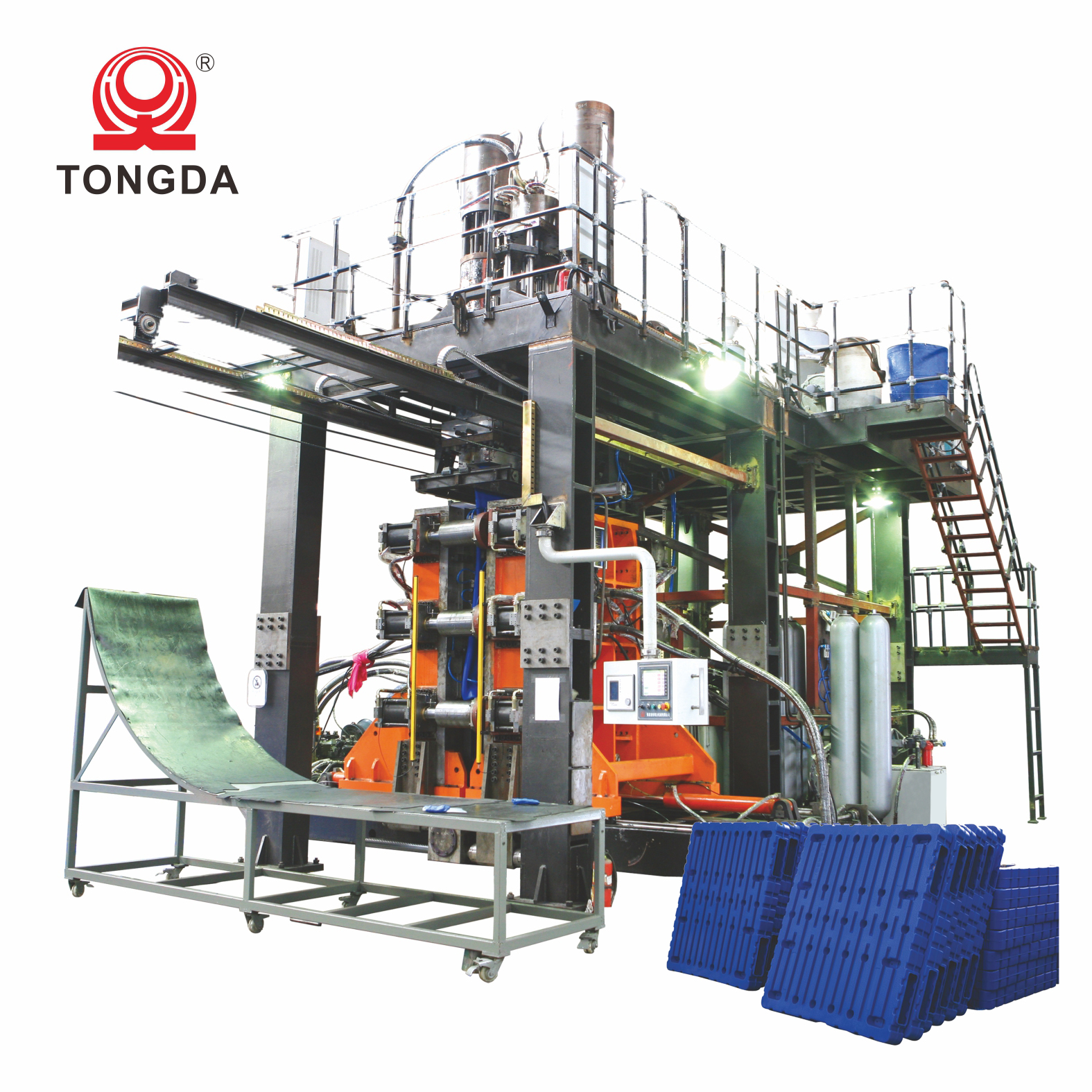 TONGDA TDB-2000L полностью автоматическая машина для пластикового стула делая поддон пластиковыве поддоны для выдувного формования паллетные стеллажи делая машину
