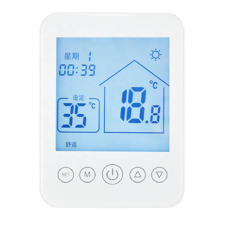 WiFi voice controlled wireless temperature controller for wall mounted furnace