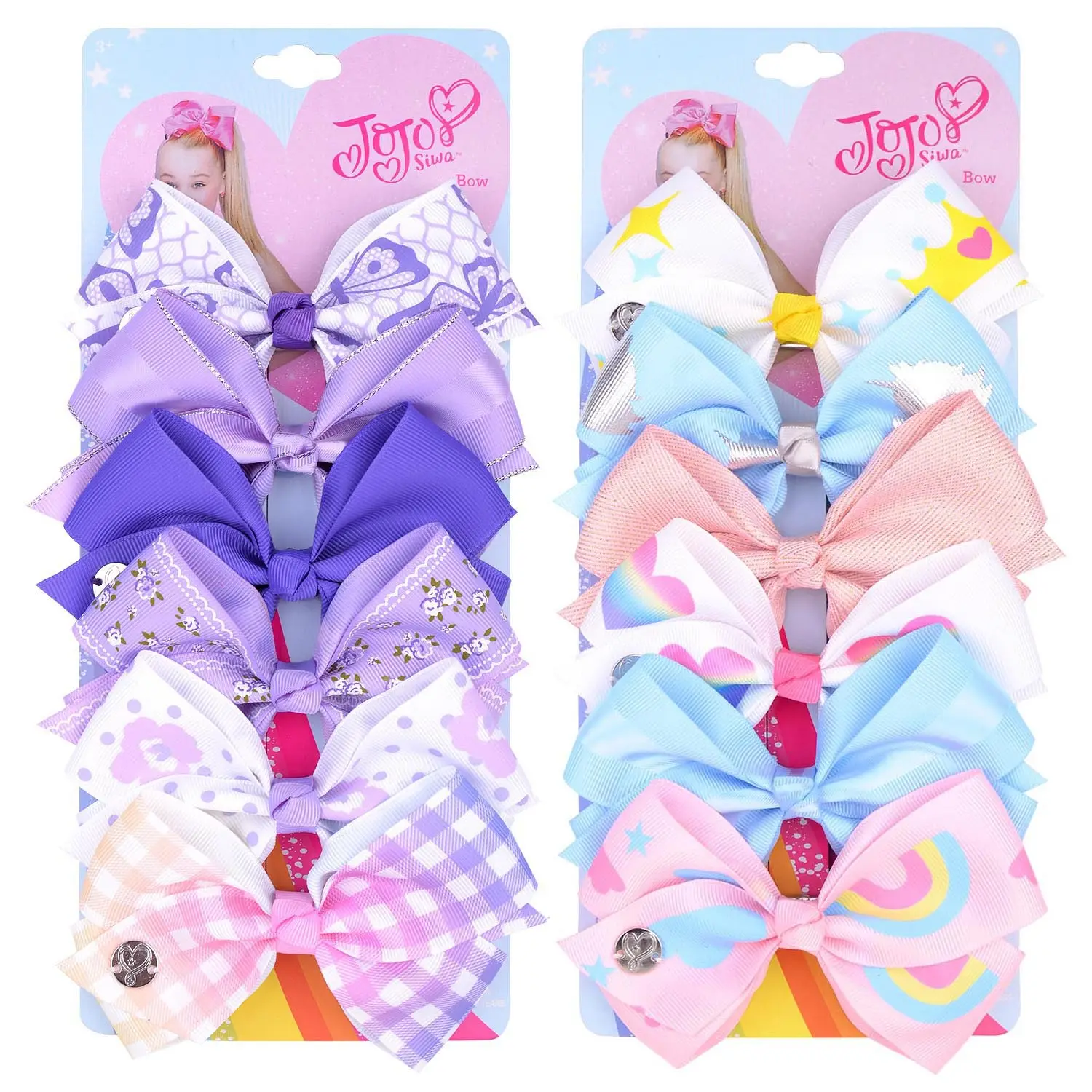 Tracy & Herry New 5-inch jojo siwa children's bow clip kids hair accessories baby accessories