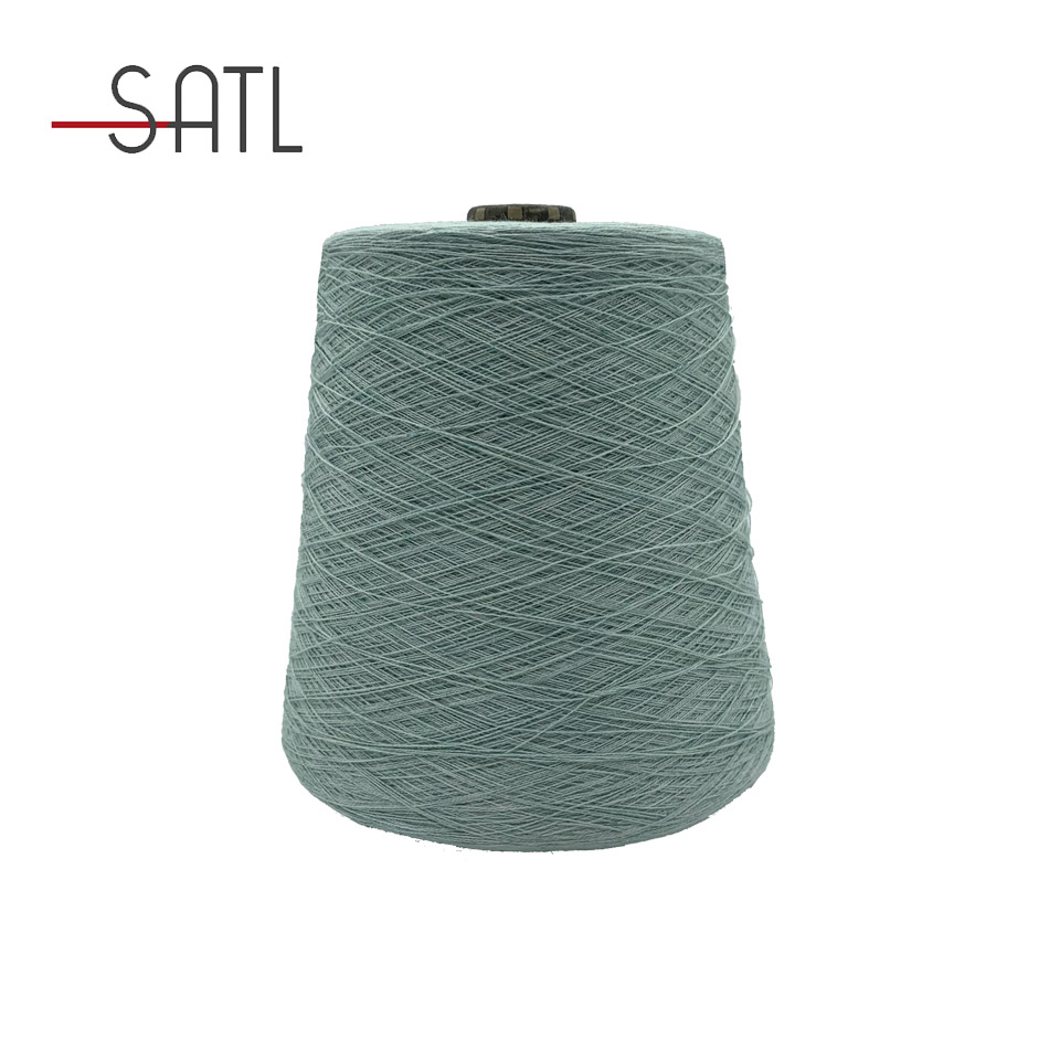 Wholesale 60%Livaeco Viscose 30%Linen 10%Cotton Smooth Hand Feeling Dyed Recycle Yarn 2/35nm