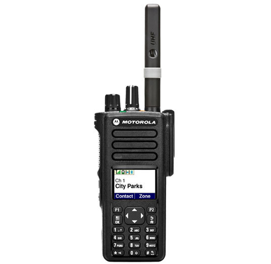 500 миля со светодиодным плеером, длинный диапазон, Motorola DP4800, портативный цифровой VHF DHF DMR, радио, рация