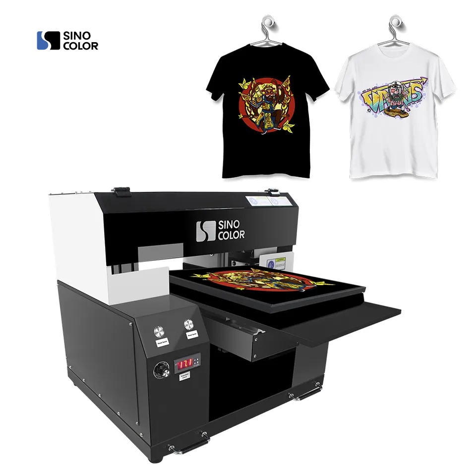 3040 6040 i1600 head DIY t shirt digital clothes printer dtg cotton fabric printing machine prices for small business
