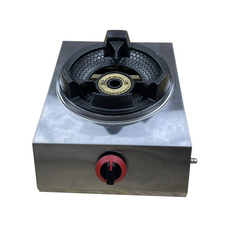 CHEFF CF-1223 restaurant equipment single wok gas cooker high power 4 burners hotel cooktop commercial gas cooker stove