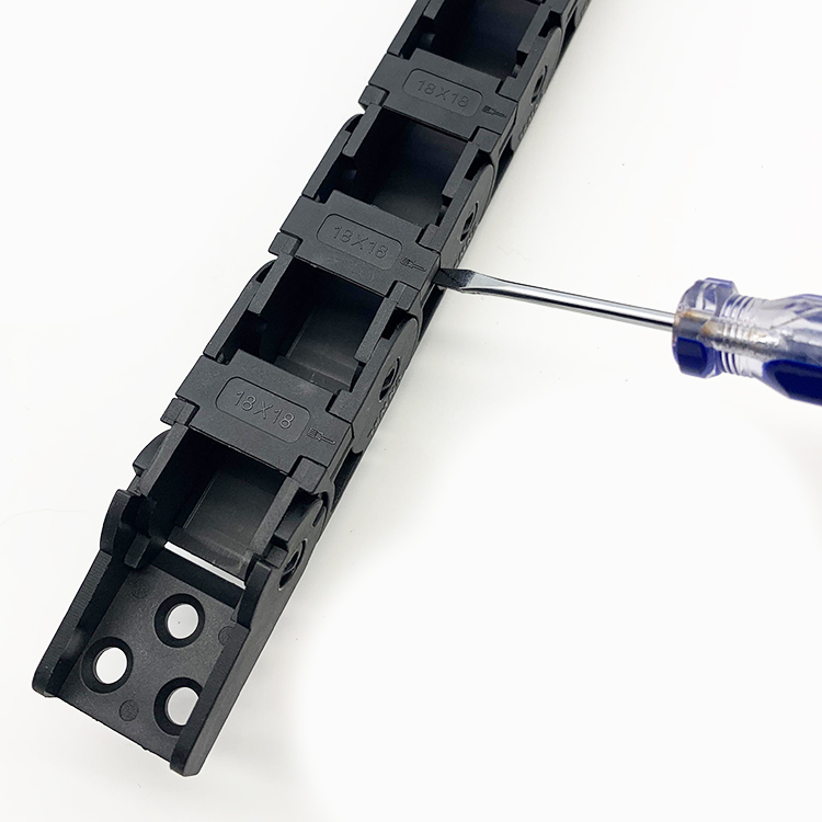 Flexible Drag Chain Cable Carrier 35 mm Height Plastic Cable Channel