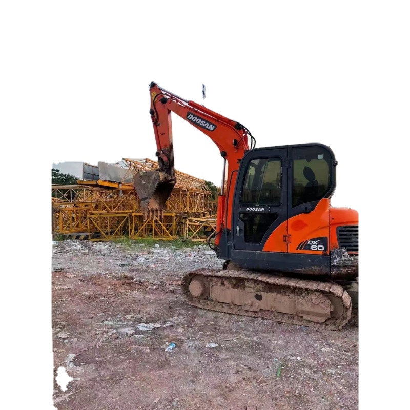 Дешёвый бывший в употреблении небольшие экскаваторы DOOSAN DH60 DH55 мини Экскаваторы оригинальный японский двигателя DOOSAN DH60-7 гусеничный экскаватор