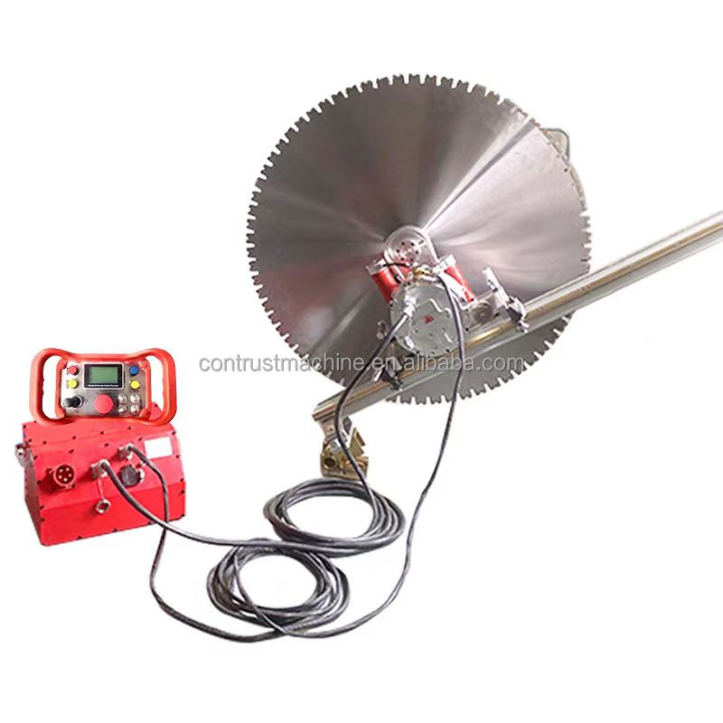 Water And Electricity Installation Dust-Free Concrete Wall Cutting Concrete Cutting Automatic Slot Mini Grooving Machine