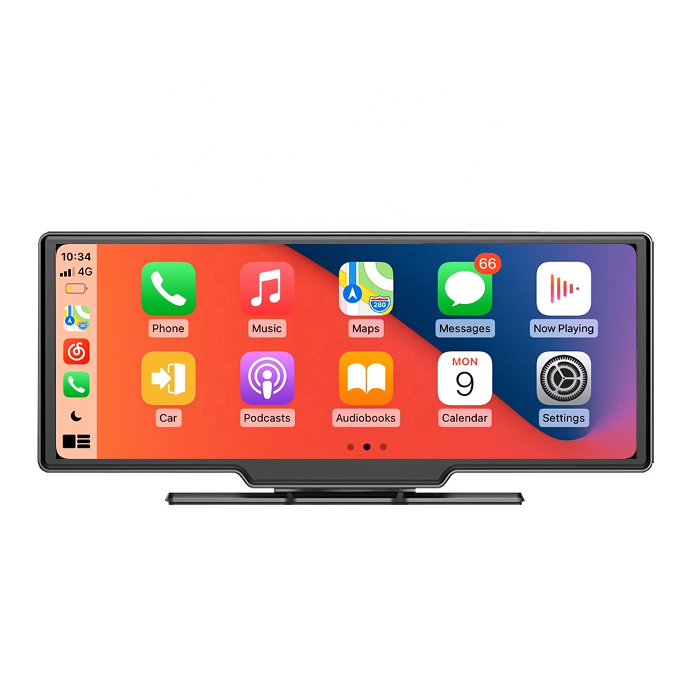 10,26 "Даш Cam Автомобильная камера заднего вида, Wi-Fi, Carplay и Android 4K видеорегистратор со встроенным GPS видеорегистратор приборной панели двойной Len 24 часа в сутки парковка AUX
