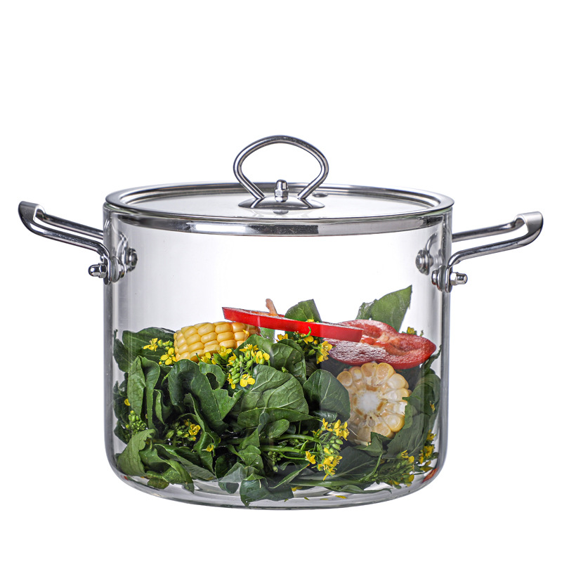 Multi-function Cook Porridge Soup Pots Glass Cooking Pot For Cookware