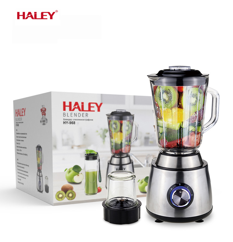 HALEY 968 бытовая техника лезвие из нержавеющей стали, Мощная соковыжималка и электрические блендеры