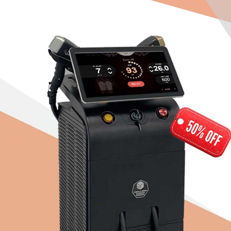 Professional Laser Hair Removal Machine, Diode Laser, Ice Titanium, 755 мм, 808 мм, 1064 мм, 2022